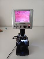 Microscope avec écran numérique