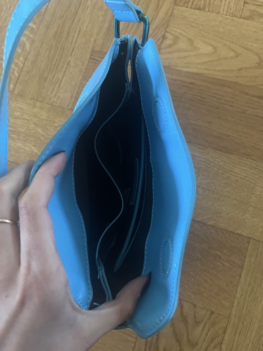 Mango Taschen für Damen: Himmelblaue Y2K Lack Handtasche – Neu (gemäss Beschreibung) aus Bern von t.nomse 4