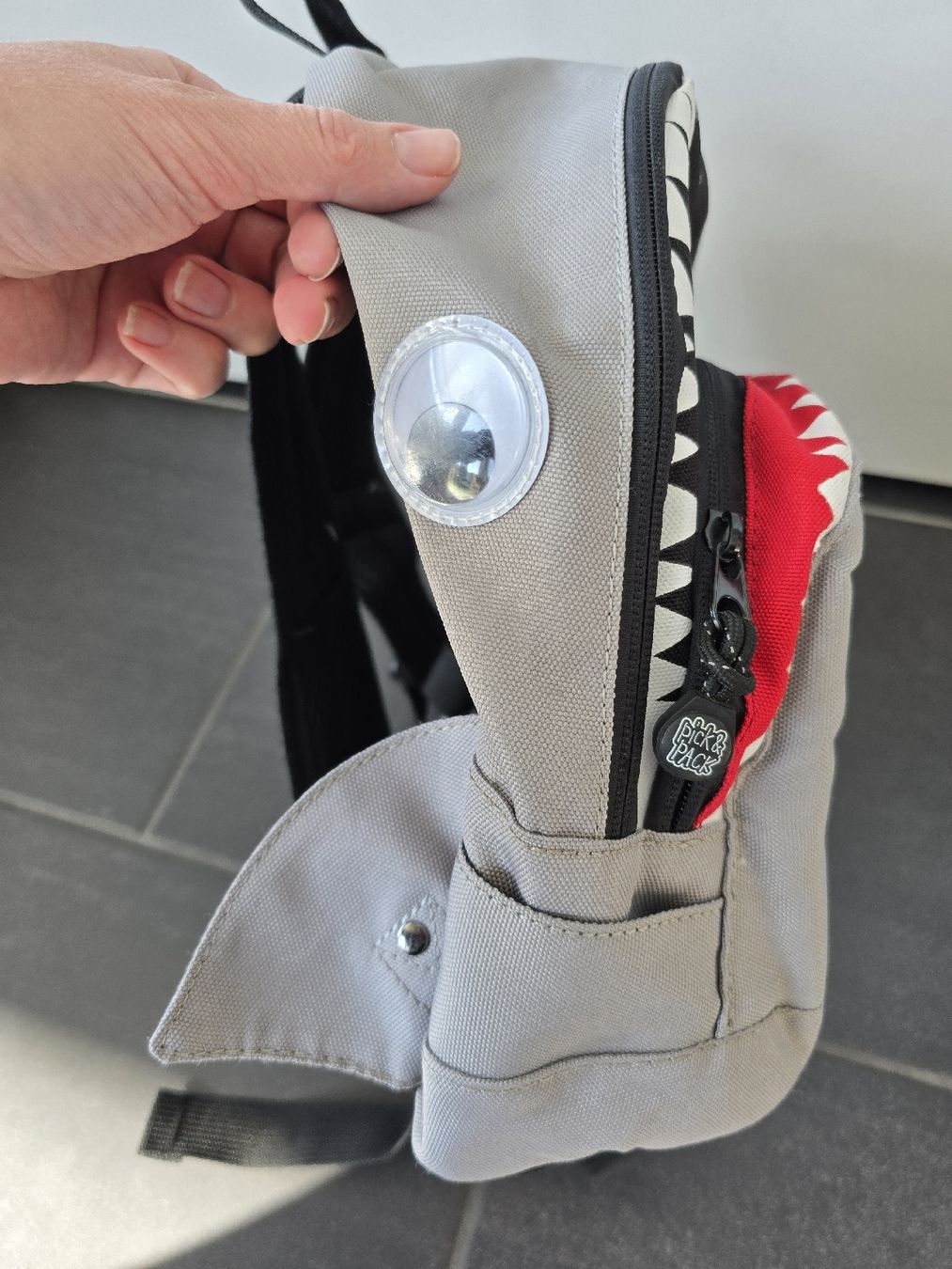 Kindertaschen: Kinderrucksack "Pick & Pack" Hai-Design – Gebraucht aus Unterentfelden von Panda-87 1