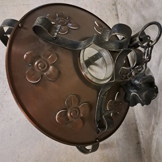 Lampadari & plafoniere: Grosse Schmiedeisenlampe massiv – Usato da Maur venduto da bolliger4you 3