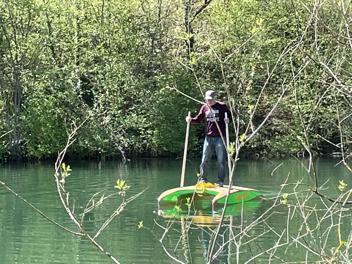 Surfboards & Schwimmbrette: Neuwertiges Stand Up Training Gerät - Katamaran ! – Gebraucht aus Grellingen von Marcellus 9
