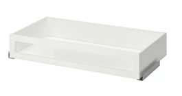 IKEA Schublade mit Glasfrontrahmen, weiss (26081303Z)