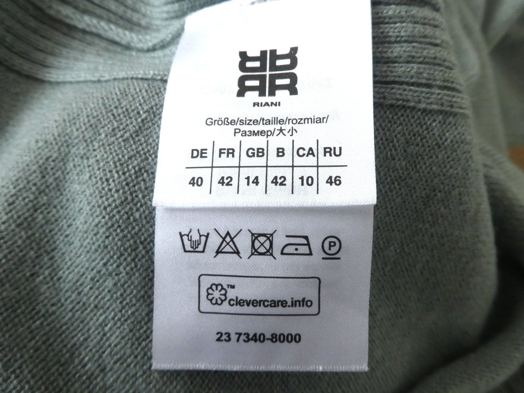 Riani Maglioni & Felpe: RIANI Wolle/Seide/Cashmere Oversize Pullover Top, Gr. 40/42 – Usato da Berneck venduto da chouchou1415 6