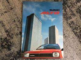 Suzuki Alto Verkaufsprospekt 12 Seiten Topzustand selten