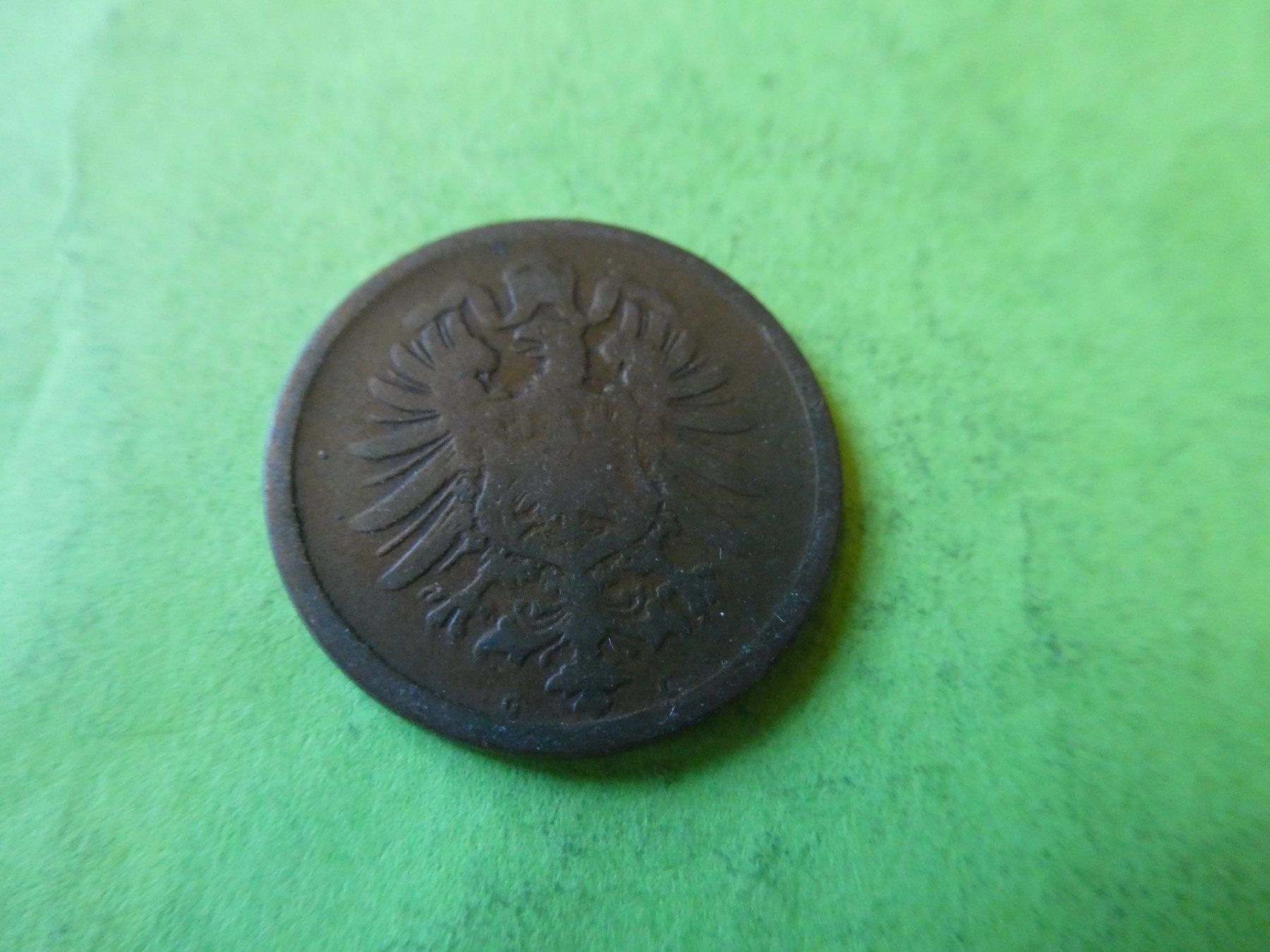 Alle Münzen: Dt. Reich 1875 E, 2 Pfennig – Gebraucht aus Hinterforst von Rohusri 1