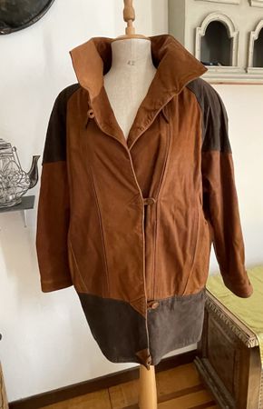 Vintage-Lederjacke AYM 80er Jahre