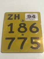 Nummeranhänger ZH 186775 mit Vignette(S13)