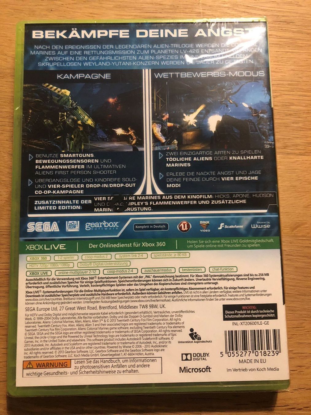 Microsoft Spiele: Alien Colonial Marines für Xbox 360 – Neu und originalverpackt aus Kestenholz von Dickies09 1