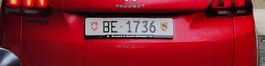 BE Nummernschild