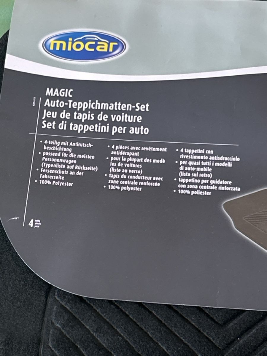 Tappeti & Tappetini: MioCar Auto-Teppichmatten-Set MAGIC 4-teilig L64B44(I21) – Nuovo (secondo la descrizione) da Neuenhof venduto da bro_9zsg 1
