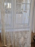 Romantische Vintage Spitze Vorhang, hell, zart