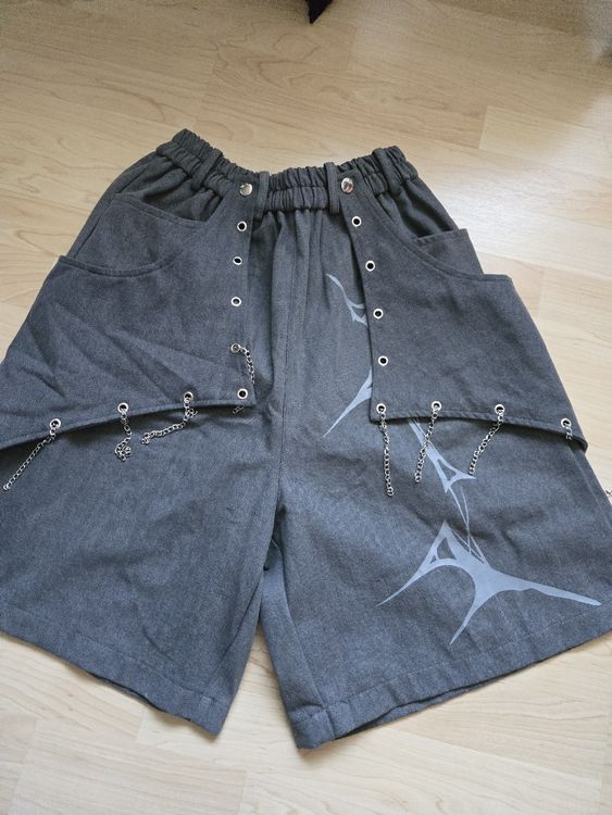 ACDC Rag x Gedraji shorts gray unisex jfashion jrock subcul (Neu ...
