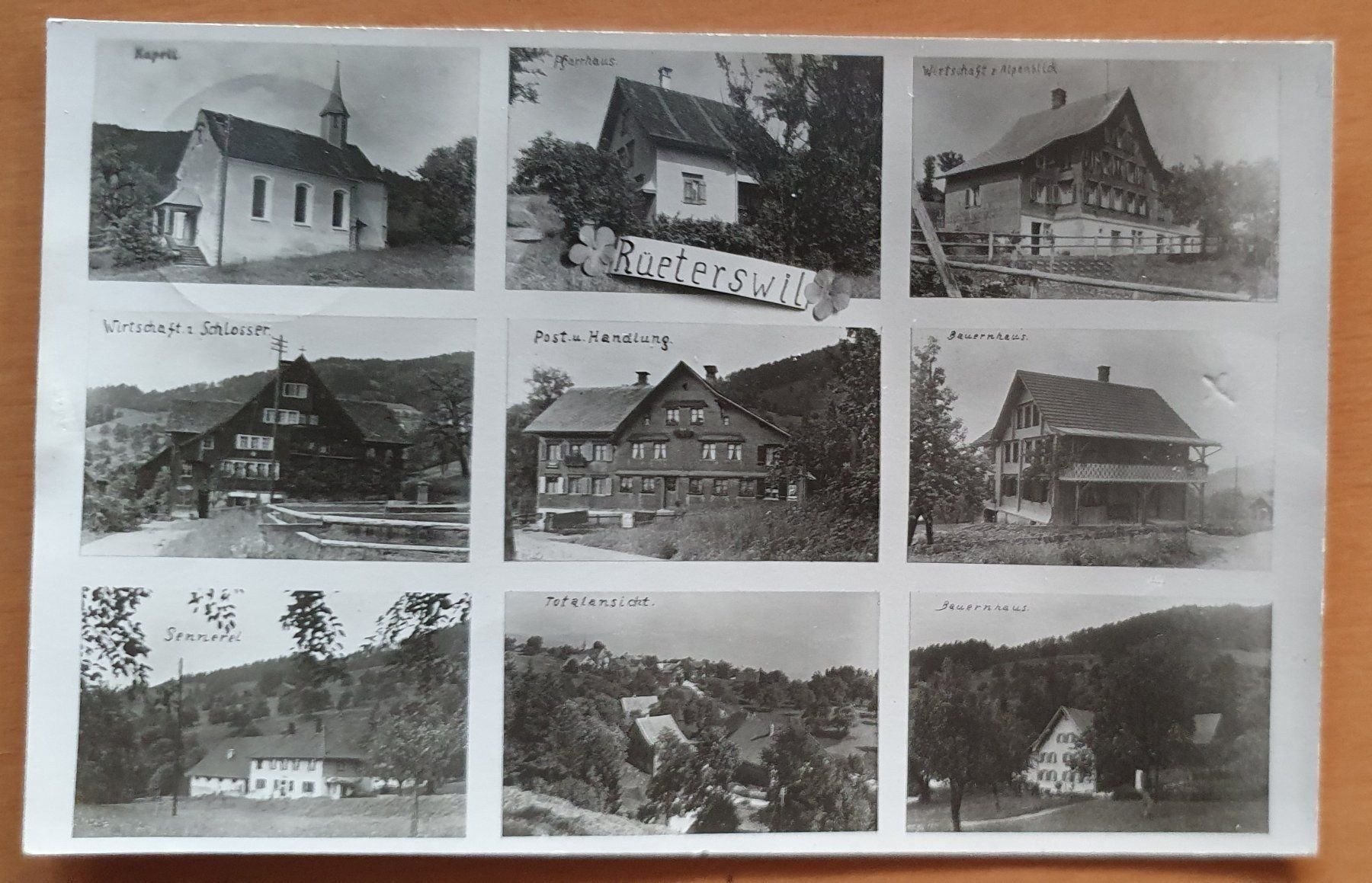 Cartoline postali: Rüeterswil 1940 - 9 Ansichten – Usato da Kreuzlingen venduto da Rschweiz1