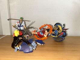 One Piece Log Box Wano Kuni 4 Figuren Luffy Zoro Sanji Kaido