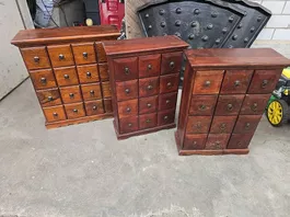 3 massive schränke mittelgross