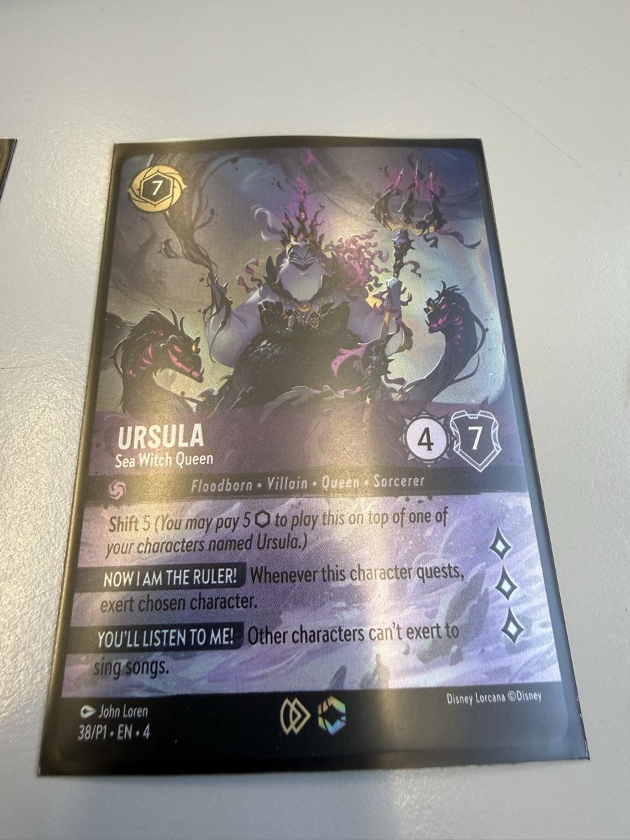 Disney Carte collezionabili: Disney Lorcana ursula – Nuovo (secondo la descrizione) da Aesch ZH venduto da Stillivanilli