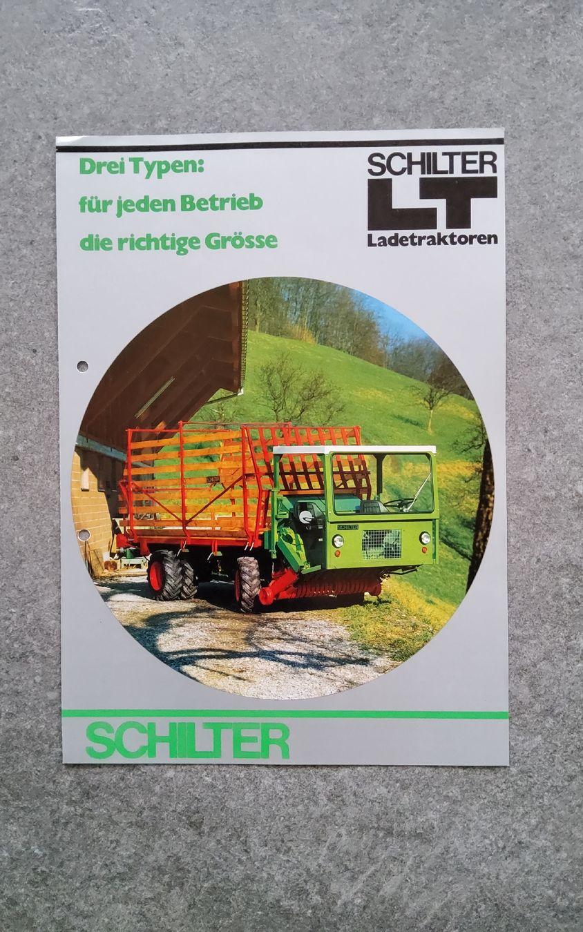 Schilter Dokumente: Schilter LT Ladetraktoren – Gebraucht aus Holziken von douglas70