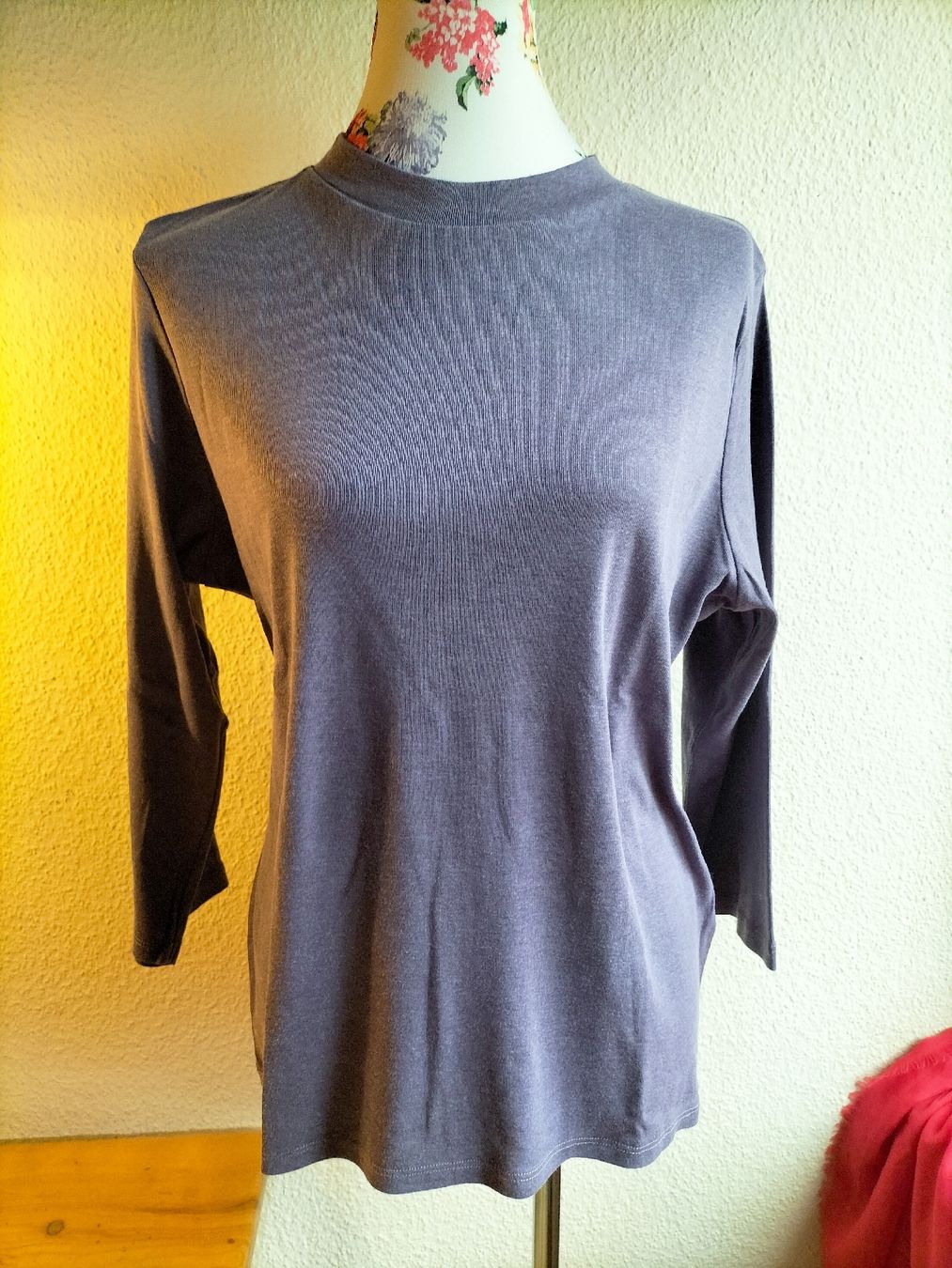 T-shirt: Shirt Basic, XXL, dunkellila - Zeitlos & Bequem! – Usato da Schaffhausen venduto da sunsetever