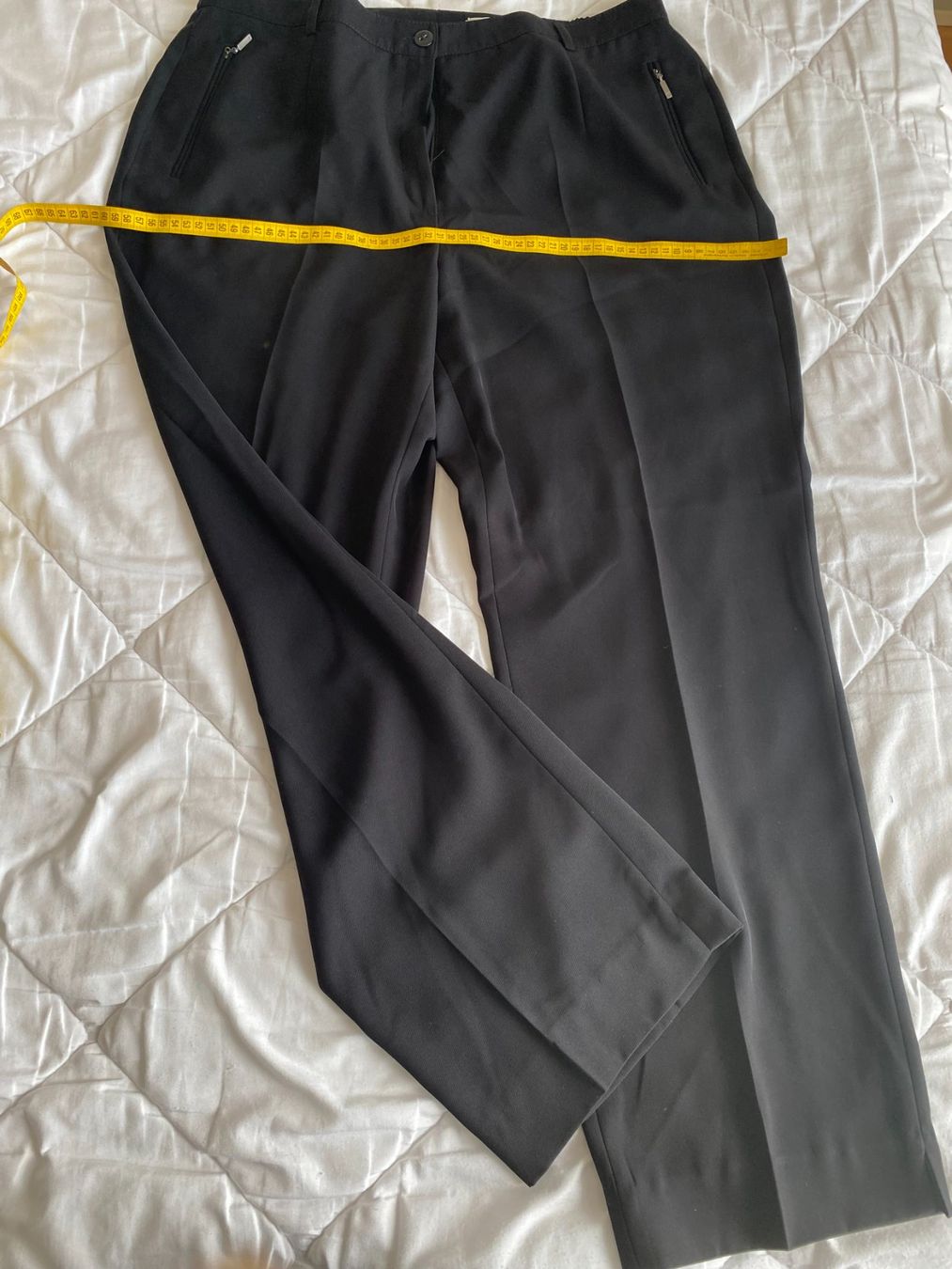 Polyester Pantaloni: Gardeur Hose, schwarz, Gr. 46, Polyester – Usato da Gümligen venduto da Primeselection