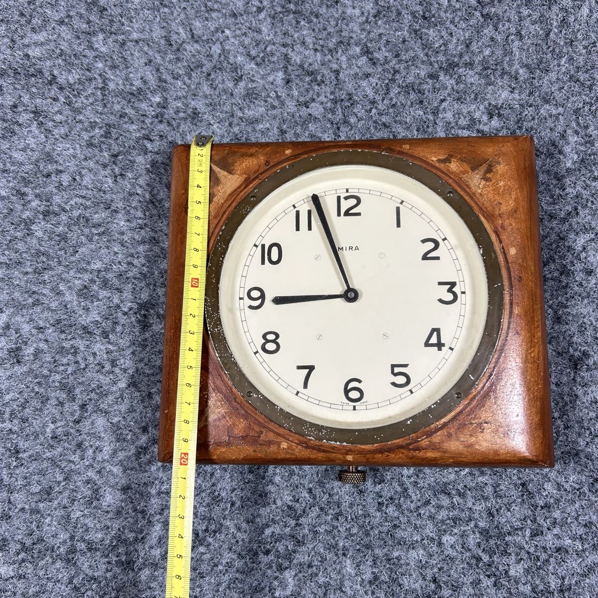 Orologi da terra & Orologi da parete: Mira clock 1940/1950 – Usato da La Sagne NE venduto da Matlasape 1