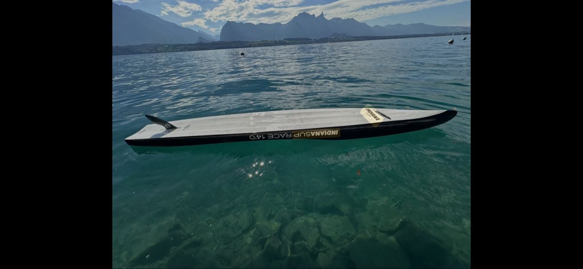 Indiana Surfboards & Schwimmbrette: Indiana SUP Stand Up Paddle Board mit Paddel – Gebraucht aus Bern von Popeye1 4