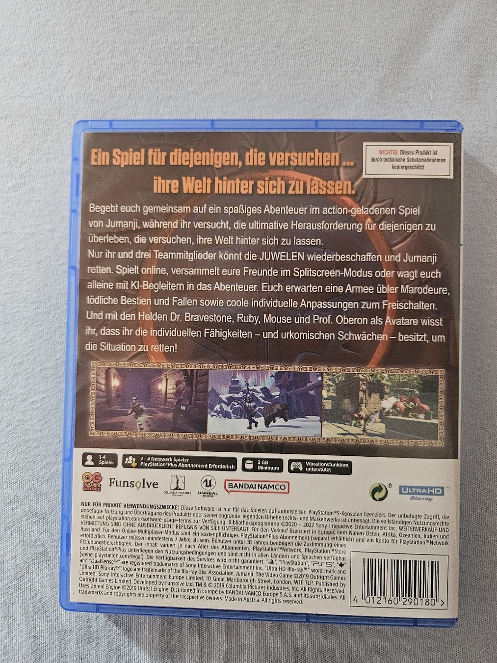 Sony Giochi: Jumanji PS5 – Usato da Bassersdorf venduto da NANDO85 1