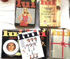 48x LUI Magazine Sammlung 1970-1974 - Mit Postern - Vintage