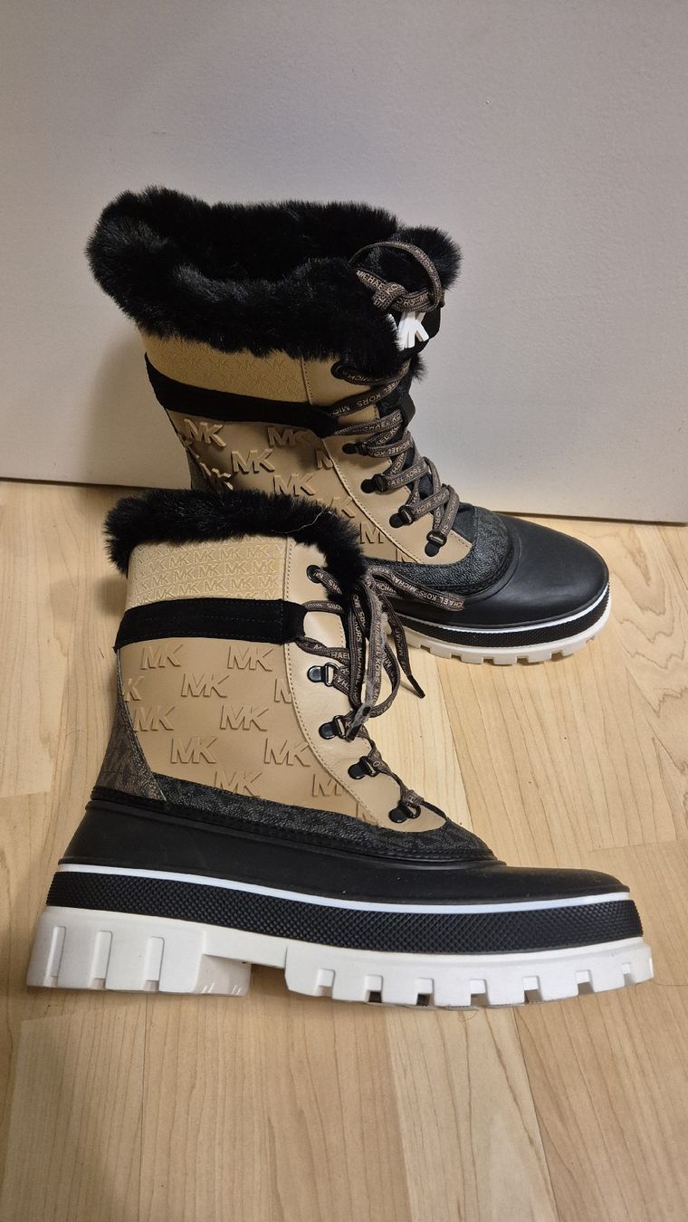Michael Kors Scarpe da uomo: Michael Kors Ozzie Mixed Stiefel – Nuovo (secondo la descrizione) da St. Gallen venduto da eli_c2kr 3