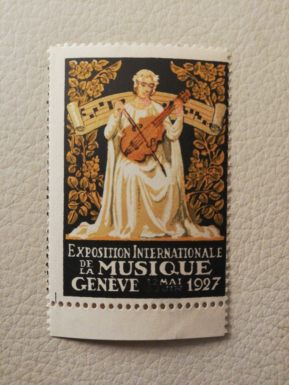 Vignette autostradali: Vignette Exposition de la musique 1927 – Nuovo (secondo la descrizione) da zumikon venduto da lotegrandote