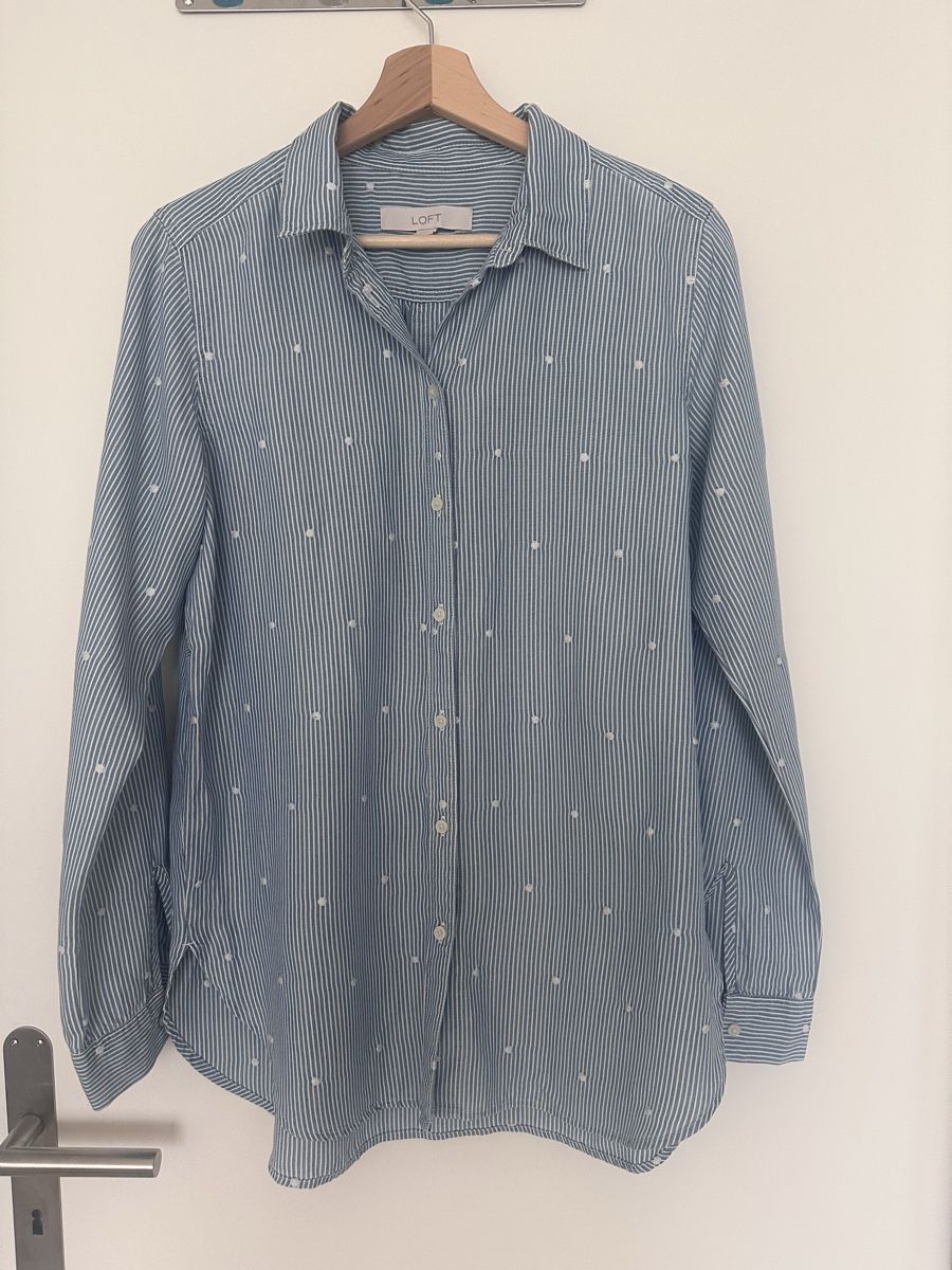 Camicette: Loft Shirt, size S, Blue Striped with stars pattern – Usato da Unterägeri venduto da aig_7jjx