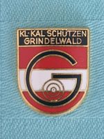 KL KAL SCHÜTZEN GRINDELWALD altes emailliertes Abzeichen
