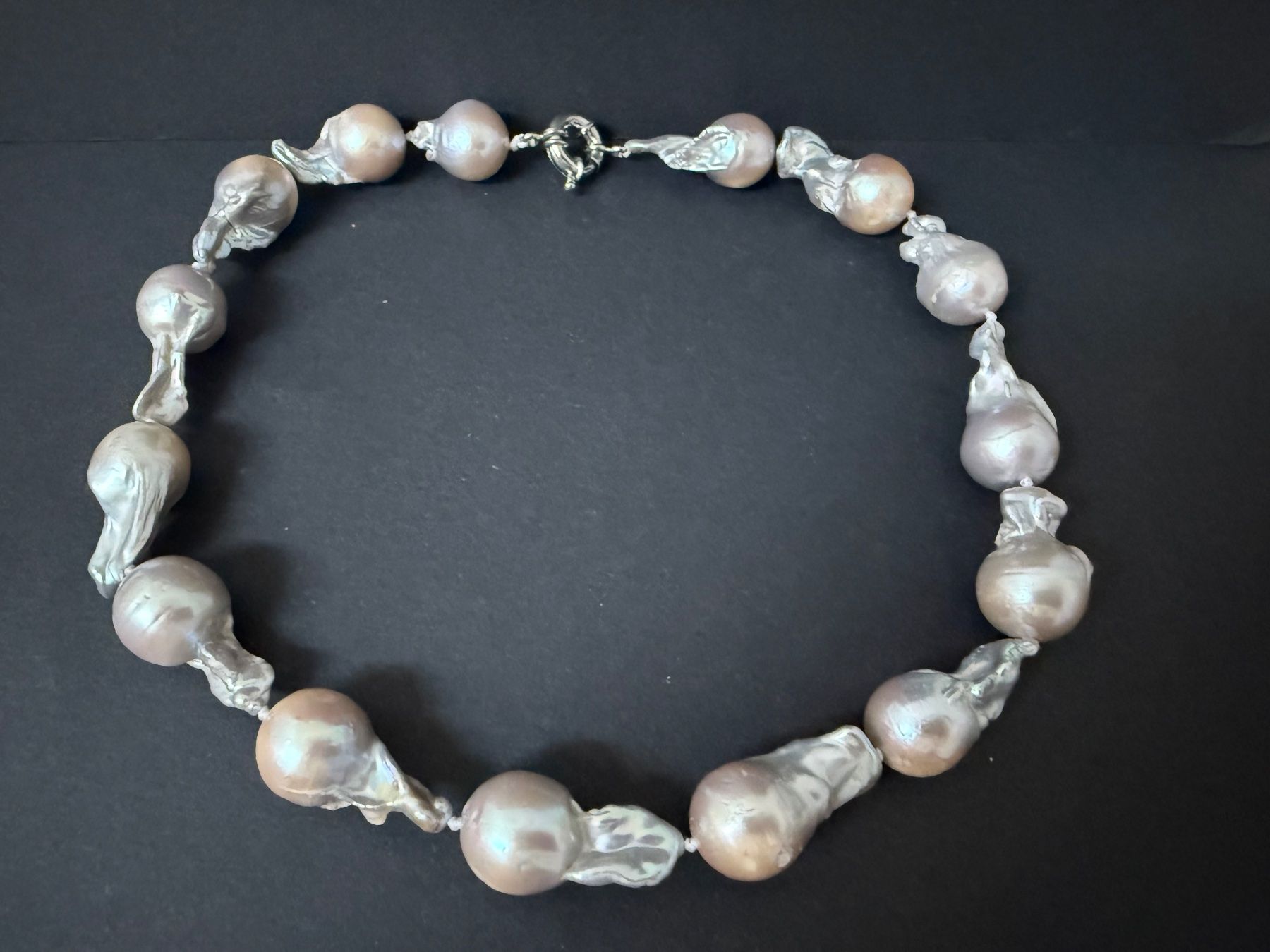 Catenine: Barockperlen Kette – Nuovo (secondo la descrizione) da Spiegel b. Bern venduto da Rogger72 3