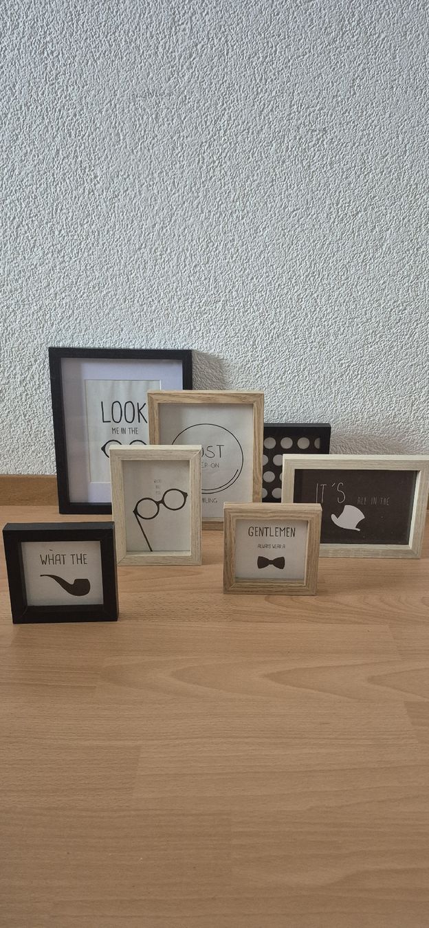 Cornici: Bilderrahmen Set mit lustigen Motiven, – Usato da oensingen venduto da avalon013 1