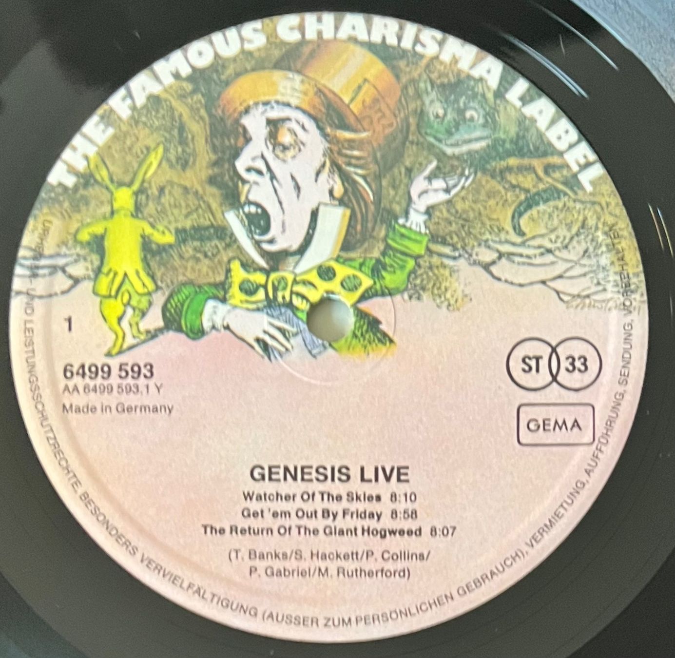 Schallplatten: GENESIS  -   LIVE   /   Vinyl - LP – Gebraucht aus Horw von Belowzero0 3