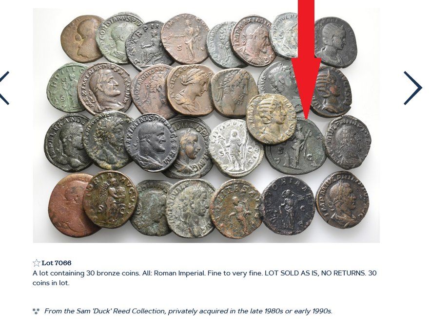 Tutti le monete: LUCILLA bronze sesterz – Usato da La Sarraz venduto da classicworldcoins 1