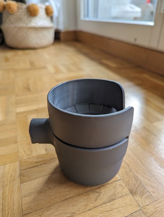 ABC Design Becherhalter Schwarz - Universal Für Kinderwagen & Buggys