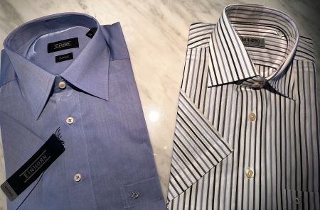 Zwei super Markenhemden, Herren, Kurzarm G M/39 NEU