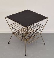 MCM Vintage Design, Beistelltisch, 3 Ablagen, Metall, 60er