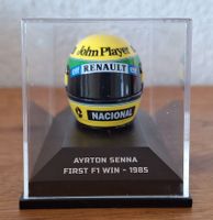 Ayrton Senna John Player Lotus F1 Helm 1985 Minichamps 1:8
