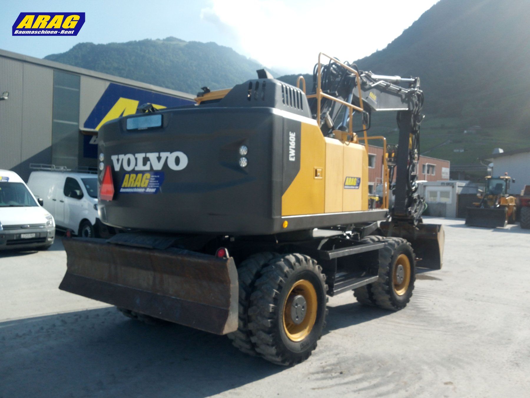 Volvo Escavatori: Volvo EW160E Mobilbagger – Usato da Hasle LU venduto da Arag08 4