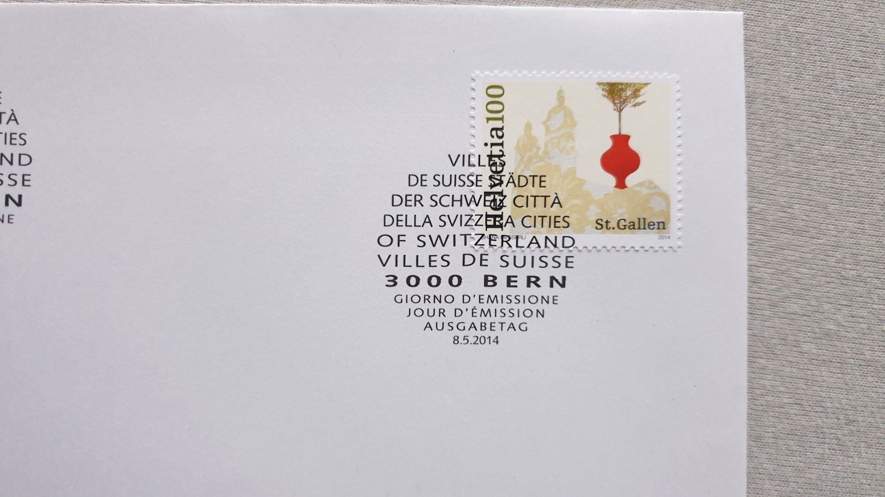 Alle Briefmarken: (665) «Städte der Schweiz III» mit ET – Gebraucht aus Schwarzhäusern von Inot3 3