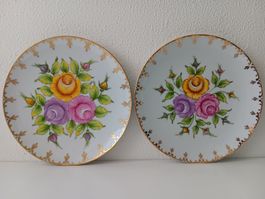 2 x assiettes en porcelaine / Porzellan Teller (1975 + 1979)