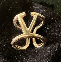 Bague Valentino Garavani VLogo Signature  Dorée