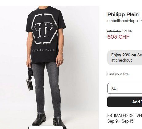 Philipp Plein T-Shirts: T-Shirt Philipp Plein XL – Gebraucht aus Collonges von arashee 1