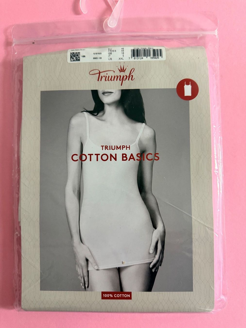 Triumph Tops: TRIUMPH, Shirt KATIA BASICS, Grösse 46, Farbe Weiss – Neu und originalverpackt aus Rudolfstetten von gst_g7xl