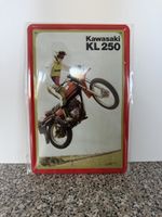 Kawasaki KL 250 Blechschild Retro