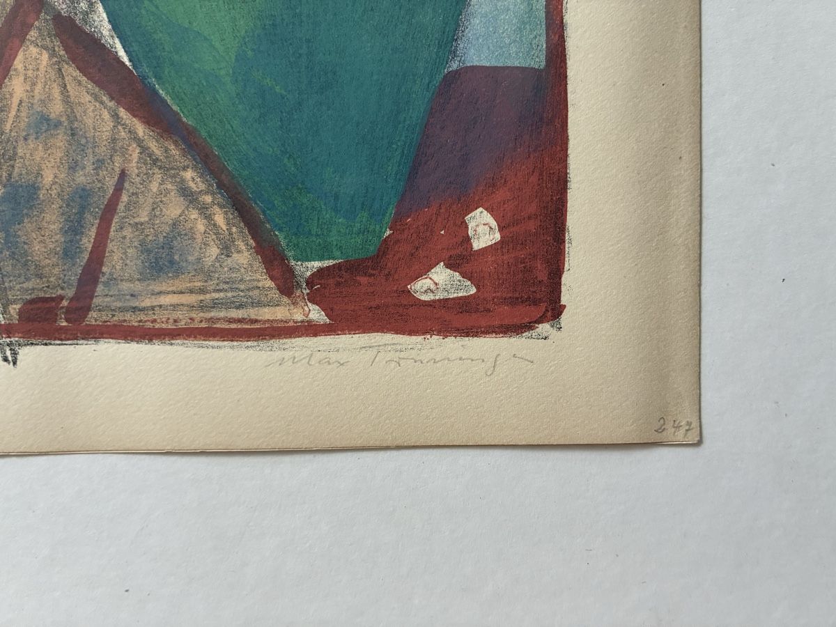 Grafica & Litografie: Max Truninger, Kopf und Vase – Usato da Zürich venduto da 718zzQk99 1
