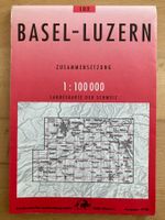 Landkarte BASEL - LUZERN 1:100’000