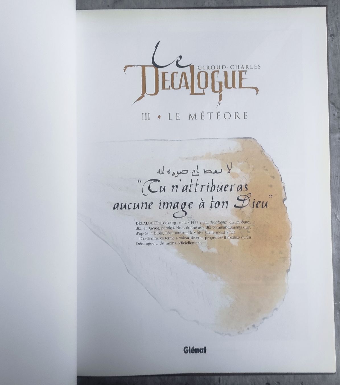 Comics: DECALOGUE 3. Le Météore (EO) – Gebraucht aus Biel/Bienne von pijama 2