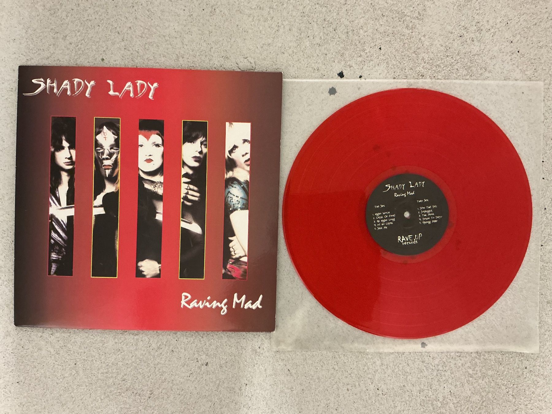 Schallplatten: Shady Lady LP -  Raving Mad - Vinyl Rot – Gebraucht aus Winterthur von Tumko_7_Vinyl